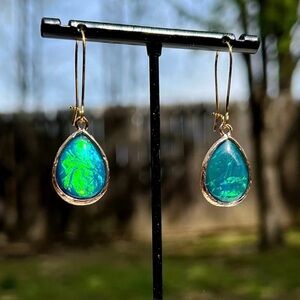 Green Opalite Earrings